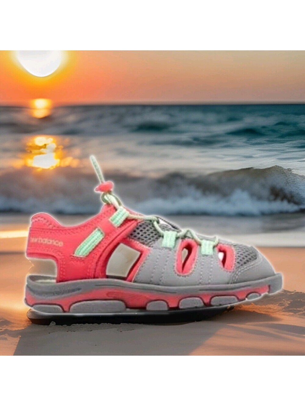 New Balance Kids Girls Youth Adirondack Sandal Shoes 3 35 Watersports Closed Toe